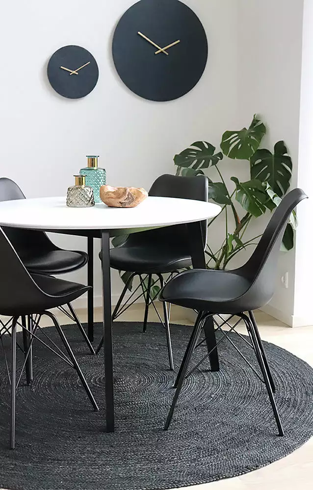 House Nordic ApS RIMINI/MILANO 4 Hengen Pyöreä Ruokailuryhmä 2 House Nordic ApS RIMINI/MILANO 4 Hengen Pyöreä Ruokailuryhmä - Image 2