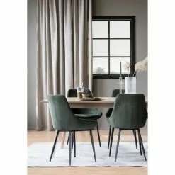 Rowico AB NEVIS Ruokapöytä 220 X 90 Cm -Myynti Säilytyskalusteet Nevis ruokapoyta valkotammi 119644 Sierrra tuolit miljoo