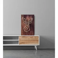 Havina By North Oy PEURA TUULIHAUKKA Akustiikkataulu 36 X 56 Cm -Myynti Säilytyskalusteet Peura akustiikkataulu tuulihaukka milj2