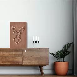 Havina By North Oy PEURA KAARNA Sisustustaulu 37 X 57 Cm 5 Havina By North Oy PEURA KAARNA Sisustustaulu 37 X 57 Cm -Myynti Säilytyskalusteet Peura taulu kaarna milj