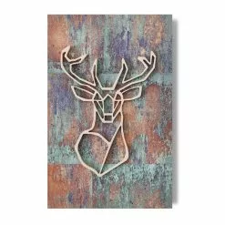 Havina By North Oy PEURA VÄRIKÄS RUOSTE Sisustustaulu 37 X 57 Cm