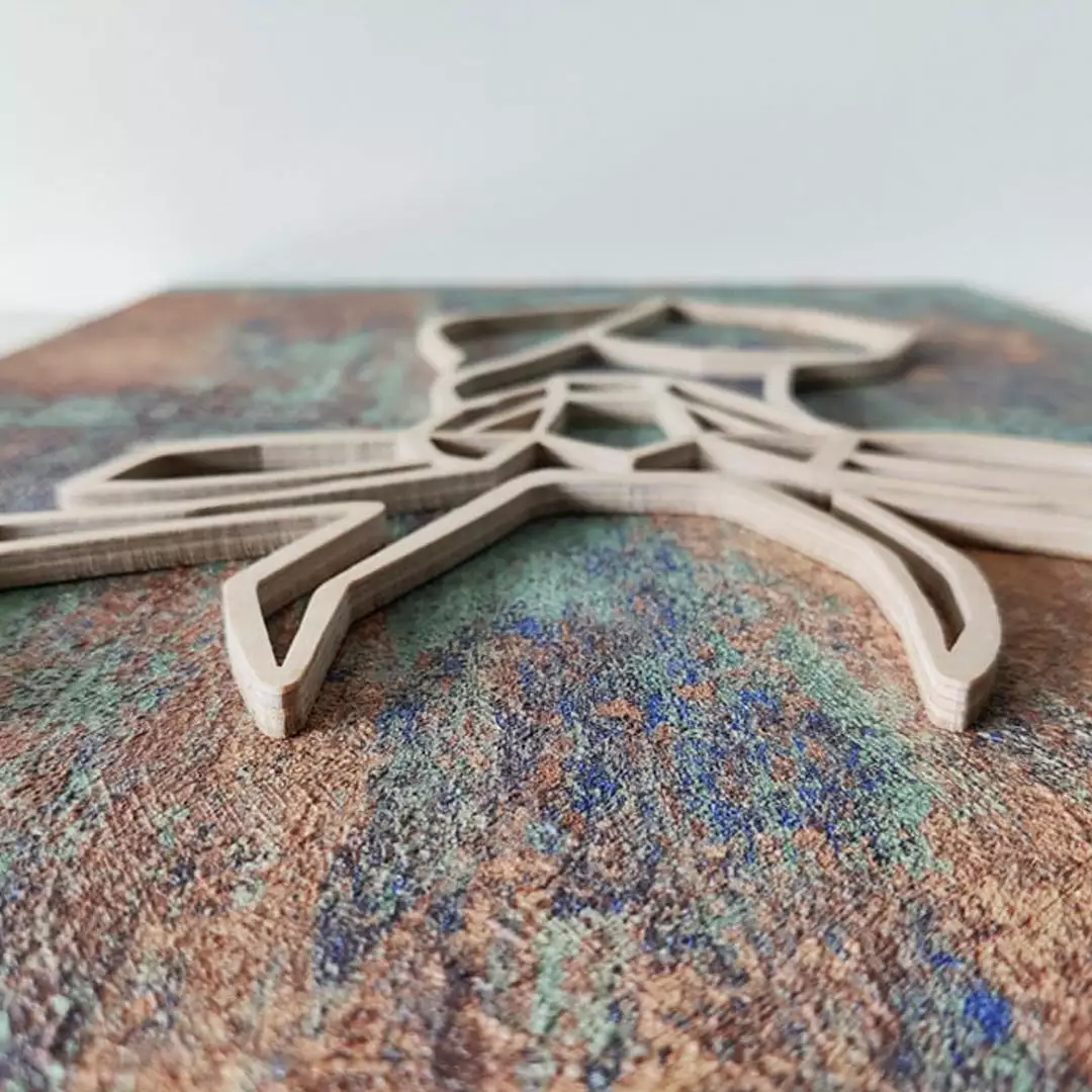 Havina By North Oy PEURA VÄRIKÄS RUOSTE Sisustustaulu 37 X 57 Cm 2 Havina By North Oy PEURA VÄRIKÄS RUOSTE Sisustustaulu 37 X 57 Cm - Image 2