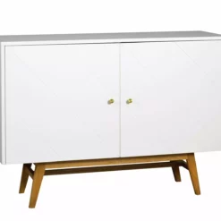 Rowico AB ROSSWOOD Senkki/kaappi 124 Cm -Myynti Säilytyskalusteet Rosswood senkki 124cm valkoinen 1