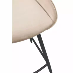 Rowico AB SIERRA Baarituoli Samettiverhoilulla -Myynti Säilytyskalusteet Sierra baarituoli beige 4 detalj