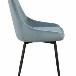 Rowico AB SIERRA Tuoli Samettiverhoilulla -Myynti Säilytyskalusteet Sierra tuoli sininen 3