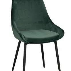 Rowico AB SIERRA Tuoli Samettiverhoilulla -Myynti Säilytyskalusteet Sierra tuoli vihrea 2