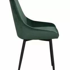 Rowico AB SIERRA Tuoli Samettiverhoilulla -Myynti Säilytyskalusteet Sierra tuoli vihrea 3