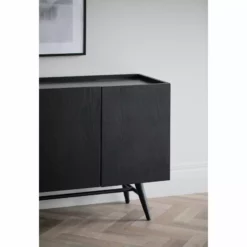 Rowico AB SPRINGDALE Senkki 160 Cm -Myynti Säilytyskalusteet Springdale senkki musta 119737 milj2