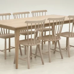 Edessä -Myynti Säilytyskalusteet Staden poyta 180x100 Enni tuolit Nordic scaled