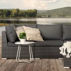 Racos Outdoor Leisure Furniture Co., Ltd SUVI Tarjotinpöytä Pyöreä 45 Cm -Myynti Säilytyskalusteet Suvi tarjotinpoyta 45cm valkoinen milj 2 web