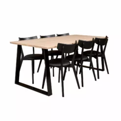 Anttiina Oy SWING/AMI 6 Hengen Ruokailuryhmä Metallijalalla