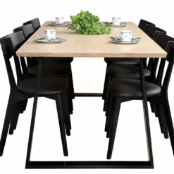 Anttiina Oy SWING/AMI 6 Hengen Ruokailuryhmä Metallijalalla -Myynti Säilytyskalusteet Swing Ami rr 1 6 koivu musta 5