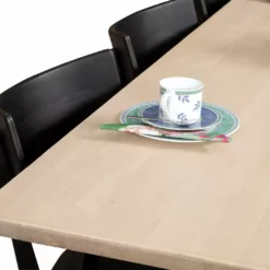 Anttiina Oy SWING/AMI 6 Hengen Ruokailuryhmä Metallijalalla -Myynti Säilytyskalusteet Swing Ami rr 1 6 koivu musta detalj