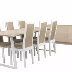 Anttiina Oy SWING/POHJOLA 6 Hengen Ruokailuryhmä 13 Anttiina Oy SWING/POHJOLA 6 Hengen Ruokailuryhmä -Myynti Säilytyskalusteet Swing Pohjola rr 1 6 koivu valkoinen 2