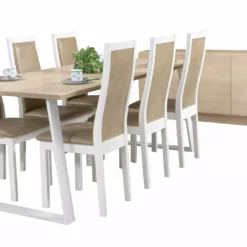 Anttiina Oy SWING/POHJOLA 6 Hengen Ruokailuryhmä 14 Anttiina Oy SWING/POHJOLA 6 Hengen Ruokailuryhmä -Myynti Säilytyskalusteet Swing Pohjola rr 1 6 koivu valkoinen 4