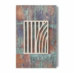 Havina By North Oy TAIPUVA METSÄ VÄRIKÄS RUOSTE Sisustustaulu 37 X 57 Cm