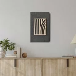 Havina By North Oy TAIPUVA METSÄ HIILI Sisustustaulu 37 X 57 Cm -Myynti Säilytyskalusteet Taipuva metsa sisustustaulu hiili 02