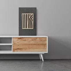 Havina By North Oy TAIPUVA METSÄ HIILI Sisustustaulu 37 X 57 Cm -Myynti Säilytyskalusteet Taipuva metsa sisustustaulu hiili 03