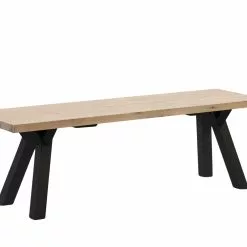 Vilbel Ou VENLA Penkki Puujaloilla -Myynti Säilytyskalusteet Venla penkki 150cm antiikki puujalat musta