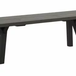 Vilbel Ou VENLA Penkki Puujaloilla -Myynti Säilytyskalusteet Venla penkki 150cm harmaa puujalat musta