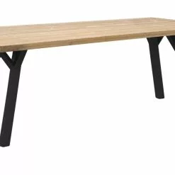 Vilbel Ou VENLA Lankkupöytä Puujaloilla -Myynti Säilytyskalusteet Venla poyta 200cm antiikki puujalat musta