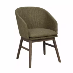 Rowico AB WINDHAM Tuoli -Myynti Säilytyskalusteet Windham tuoli vihrea ruskeatammi 120662 1