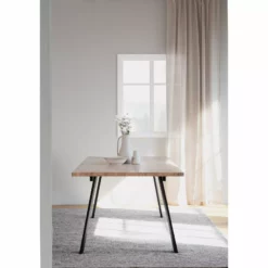 Rowico AB WINNIPEG Ruokapöytä 200 X 100 Cm -Myynti Säilytyskalusteet Winnipeg poyta 200x100 valkotammi musta 119840 miljoo