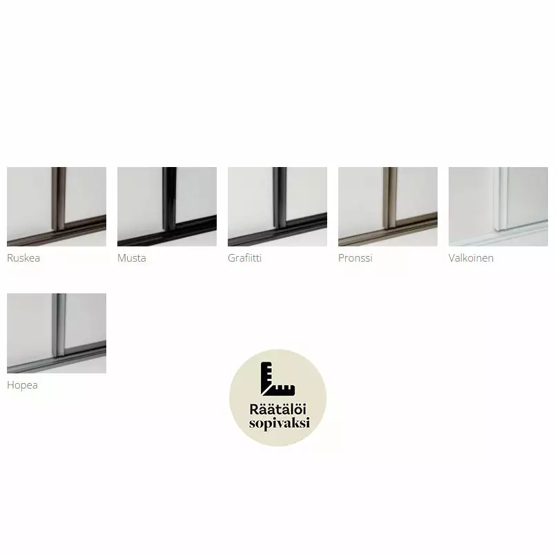 Lakeus Design Oy LAKEUS DESIGN Liukuovikaappi Mittatilauksena 150 X 40 X 220 Cm 6 Lakeus Design Oy LAKEUS DESIGN Liukuovikaappi Mittatilauksena 150 X 40 X 220 Cm - Image 6