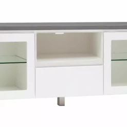 Leo-Matti Ojala Oy VIIVA Tv-taso 137 Cm NO 19 -Myynti Säilytyskalusteet viiva tv 137 lasiovet avo ltk alumiinijalat antrasiitti