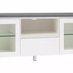 Leo-Matti Ojala Oy VIIVA Tv-taso 137 Cm NO 19 -Myynti Säilytyskalusteet viiva tv 137 lasiovet avo ltk metallijalat antrasiitti