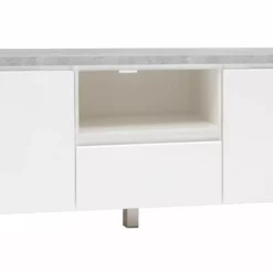 Leo-Matti Ojala Oy VIIVA Tv-taso 137 Cm NO 18 -Myynti Säilytyskalusteet viiva tv 137 puuovet avo ltk alumiinijalat harmaa