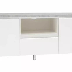 Leo-Matti Ojala Oy VIIVA Tv-taso 137 Cm NO 18 -Myynti Säilytyskalusteet viiva tv 137 puuovet avo ltk metallijalat harmaa