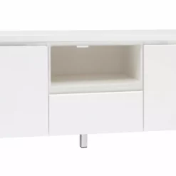 Leo-Matti Ojala Oy VIIVA Tv-taso 137 Cm NO 18 -Myynti Säilytyskalusteet viiva tv 137 puuovet avo ltk metallijalat valk