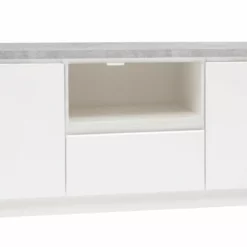 Leo-Matti Ojala Oy VIIVA Tv-taso 137 Cm NO 18 -Myynti Säilytyskalusteet viiva tv 137 puuovet avo ltk sokkeli harmaa