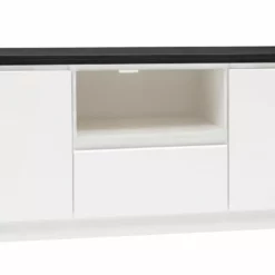 Leo-Matti Ojala Oy VIIVA Tv-taso 137 Cm NO 18 -Myynti Säilytyskalusteet viiva tv 137 puuovet avo ltk sokkeli musta