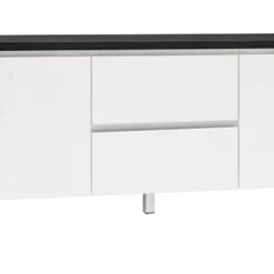 Leo-Matti Ojala Oy VIIVA Tv-taso 137 Cm NO 13 -Myynti Säilytyskalusteet viiva tv 137 puuovet ltk metallijalat musta