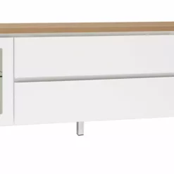 Leo-Matti Ojala Oy VIIVA Tv-taso 184 Cm NO 17 33 Leo-Matti Ojala Oy VIIVA Tv-taso 184 Cm NO 17 -Myynti Säilytyskalusteet viiva tv 183 lasiovet ltk metallijalat tammi