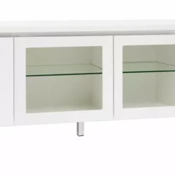 Leo-Matti Ojala Oy VIIVA Tv-taso 184 Cm NO 15 22 Leo-Matti Ojala Oy VIIVA Tv-taso 184 Cm NO 15 -Myynti Säilytyskalusteet viiva tv 183 puuovet lasiovet metallijalat valk