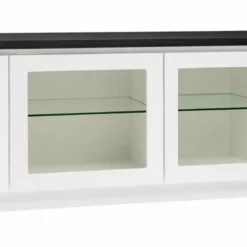 Leo-Matti Ojala Oy VIIVA Tv-taso 184 Cm NO 15 33 Leo-Matti Ojala Oy VIIVA Tv-taso 184 Cm NO 15 -Myynti Säilytyskalusteet viiva tv 183 puuovet lasiovet sokkeli musta