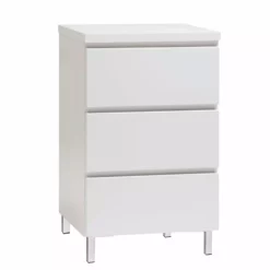 Leo-Matti Ojala Oy VIIVA Lipasto 46 Cm Matala -Myynti Säilytyskalusteet viiva lipasto kapea 3ltk metallijalat