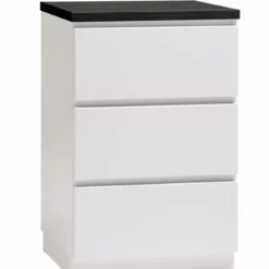 Leo-Matti Ojala Oy VIIVA Lipasto 46 Cm Matala -Myynti Säilytyskalusteet viiva lipasto kapea 3ltk sokkeli musta